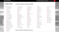 Desktop Screenshot of cadillacpart.net